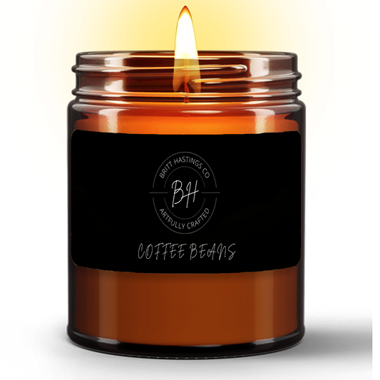 Coffee Beans Natural Wax Candle